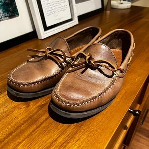 Oak Street Bootmakers Natural Chromexel Camp Mocs Size 8.5